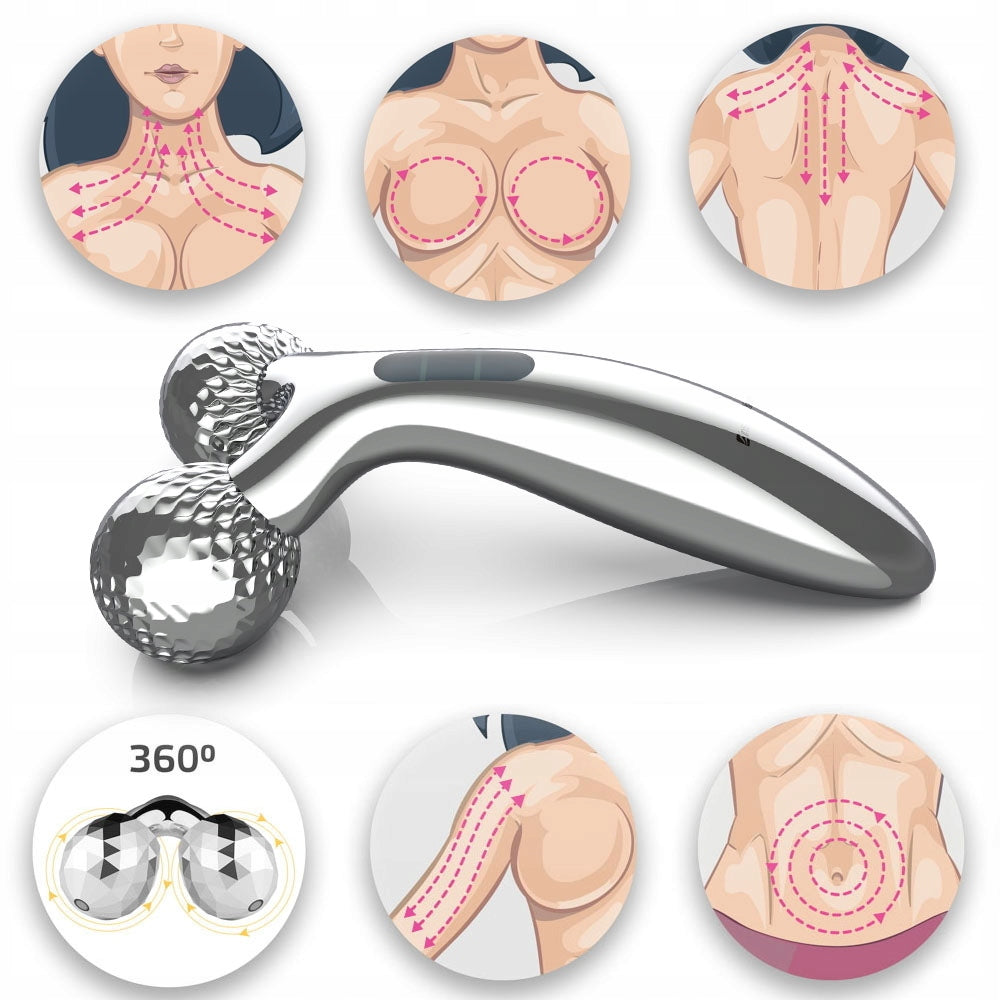 Neck Face Lifting MASSAGER Vibration Roller FIRMING Brand inSPORTline