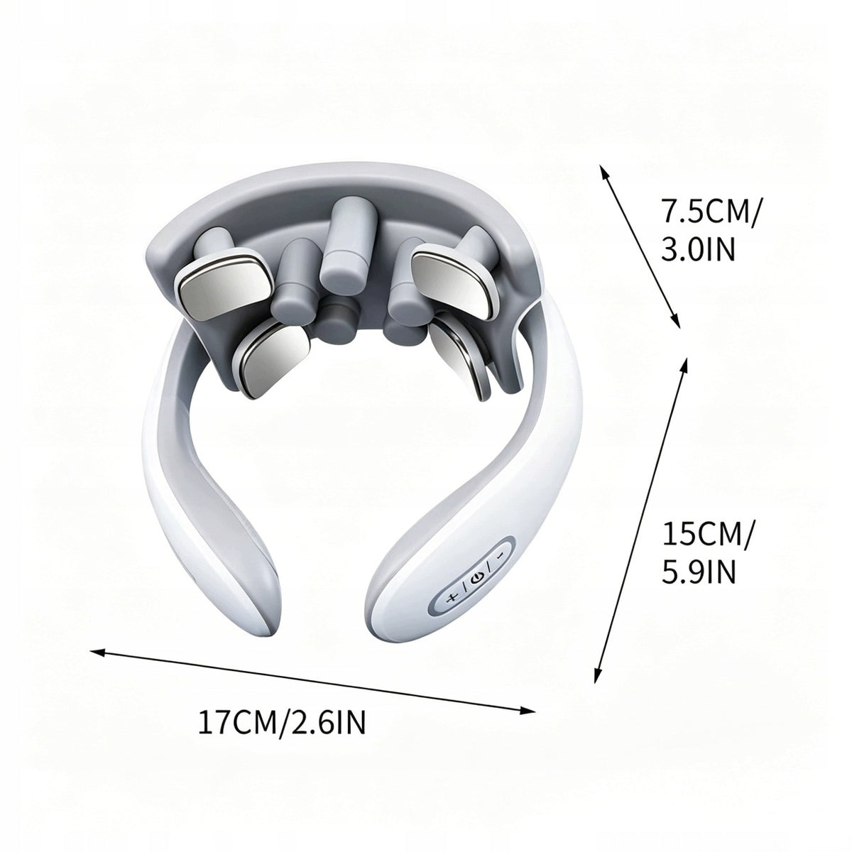 Neck Massager Neck Electrostimulator 9 Massage Heads Wireless Neck Medical device no