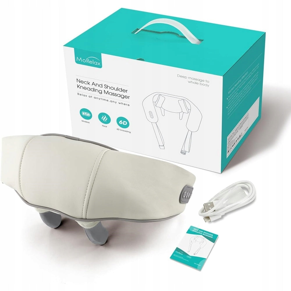 Neck Massager with Heating Function, Back Massager, Shiatsu 6d Massager Packaging status original