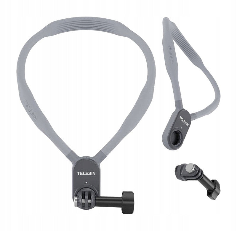 Neck Mount TELESIN for GoPro DJI Insta360 SJCAM Camera Band Mount