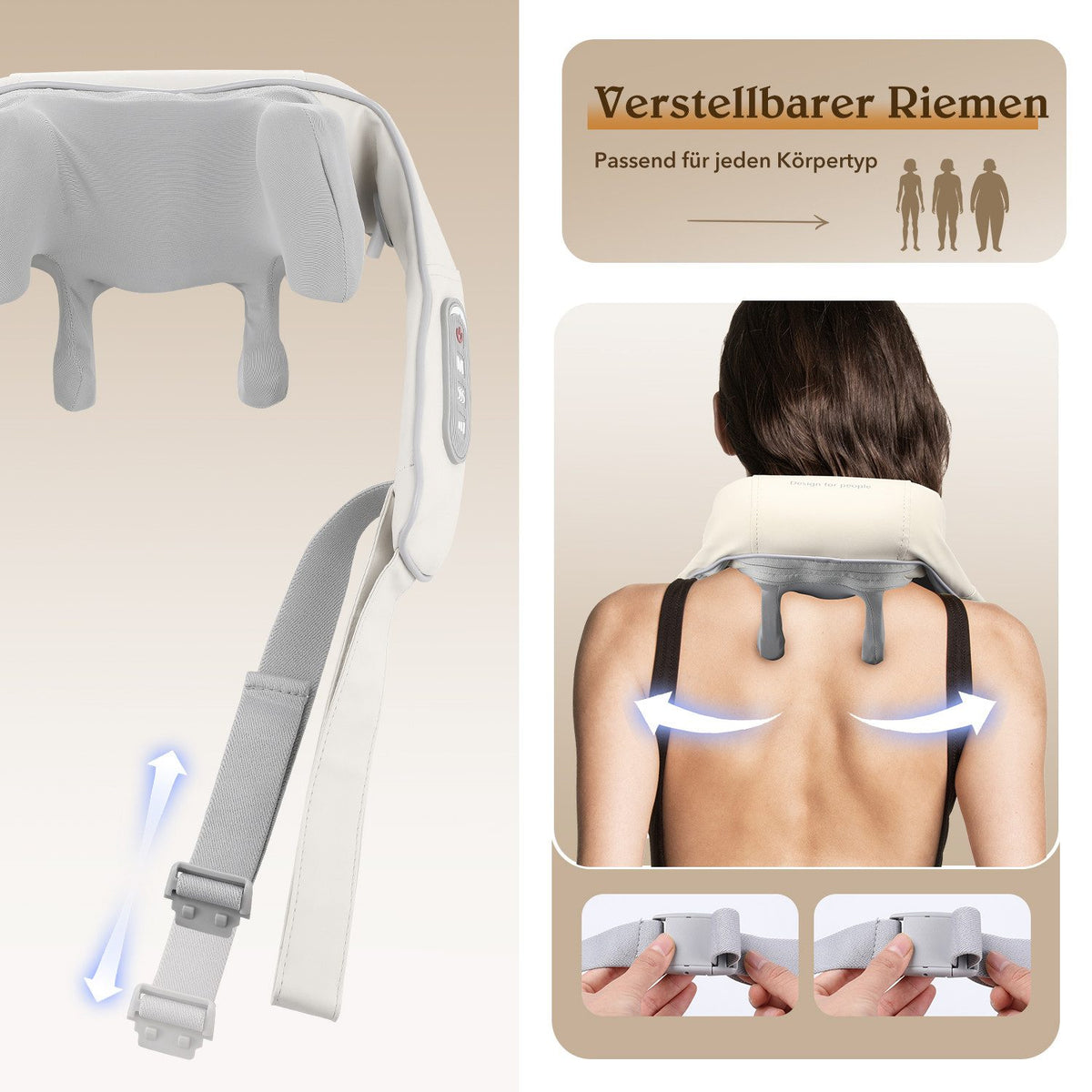 Neck Shoulder Massager, Acupressure Massager, Pain Relief Stress Relax Manufacturer code Neck Massager Iris