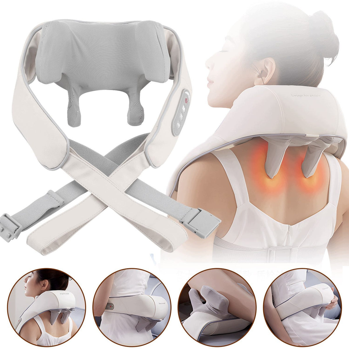 Neck Shoulder Massager, Acupressure Massager, Pain Relief Stress Relax