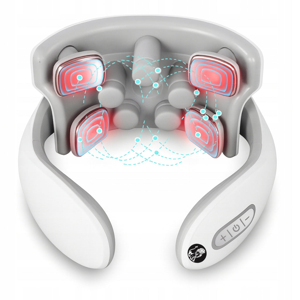 Neck massager MAXTECH EMS neck electrostimulator wireless 9 heads Packaging status original
