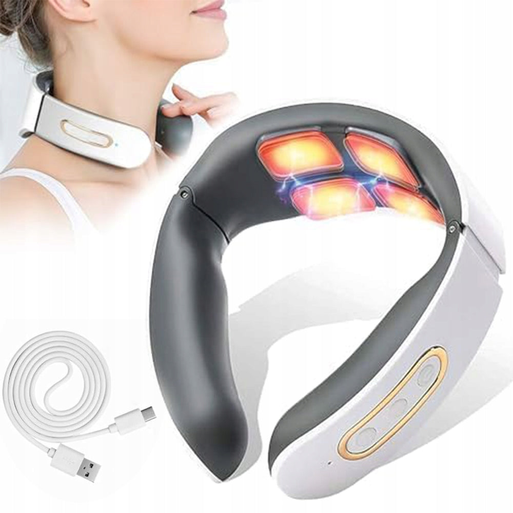 Neck massager With 4 massage heads 6 modes 9 intensity levels