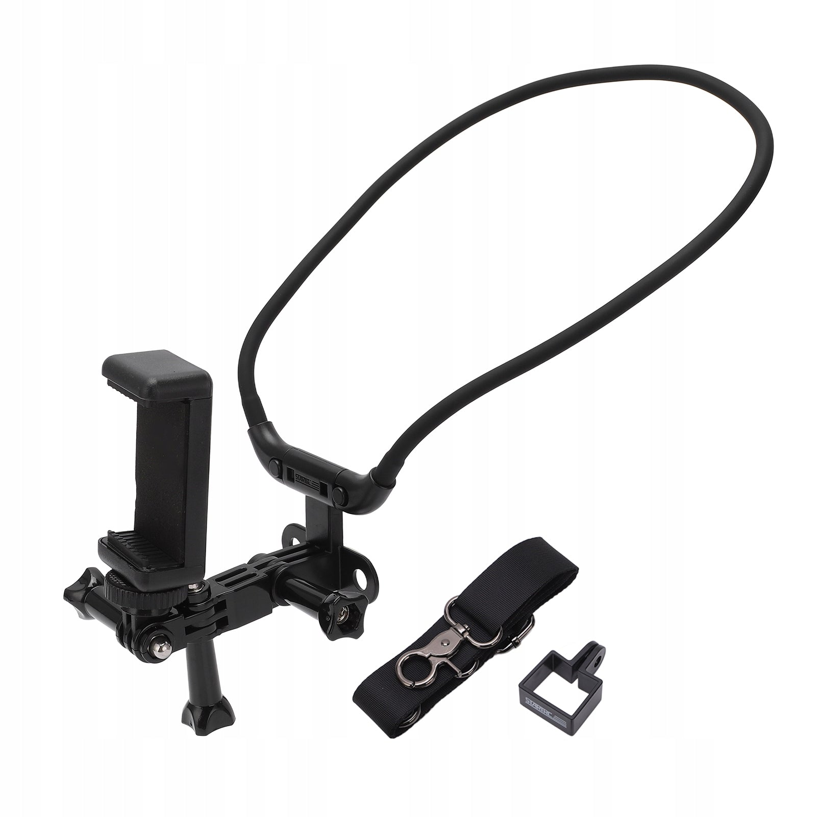 Neck selfie holder for sports camera, neck strap for phone