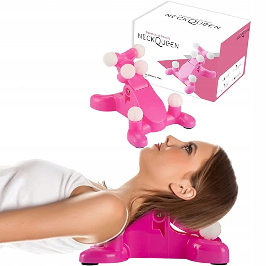 NeckQueen Neck Massager Cervical pillow Batteries included no