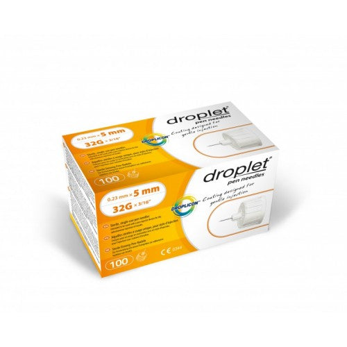 Needles for pen DROPLET G32 0,23 mm x 4 mm - 100 pcs #PolishProduct Medical device yes