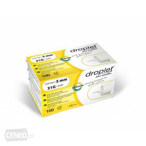 Needles for pen DROPLET G32 0,23 mm x 5 mm #PolishProduct Medical device type accessories for a medical device or a product without an intended medical purpose