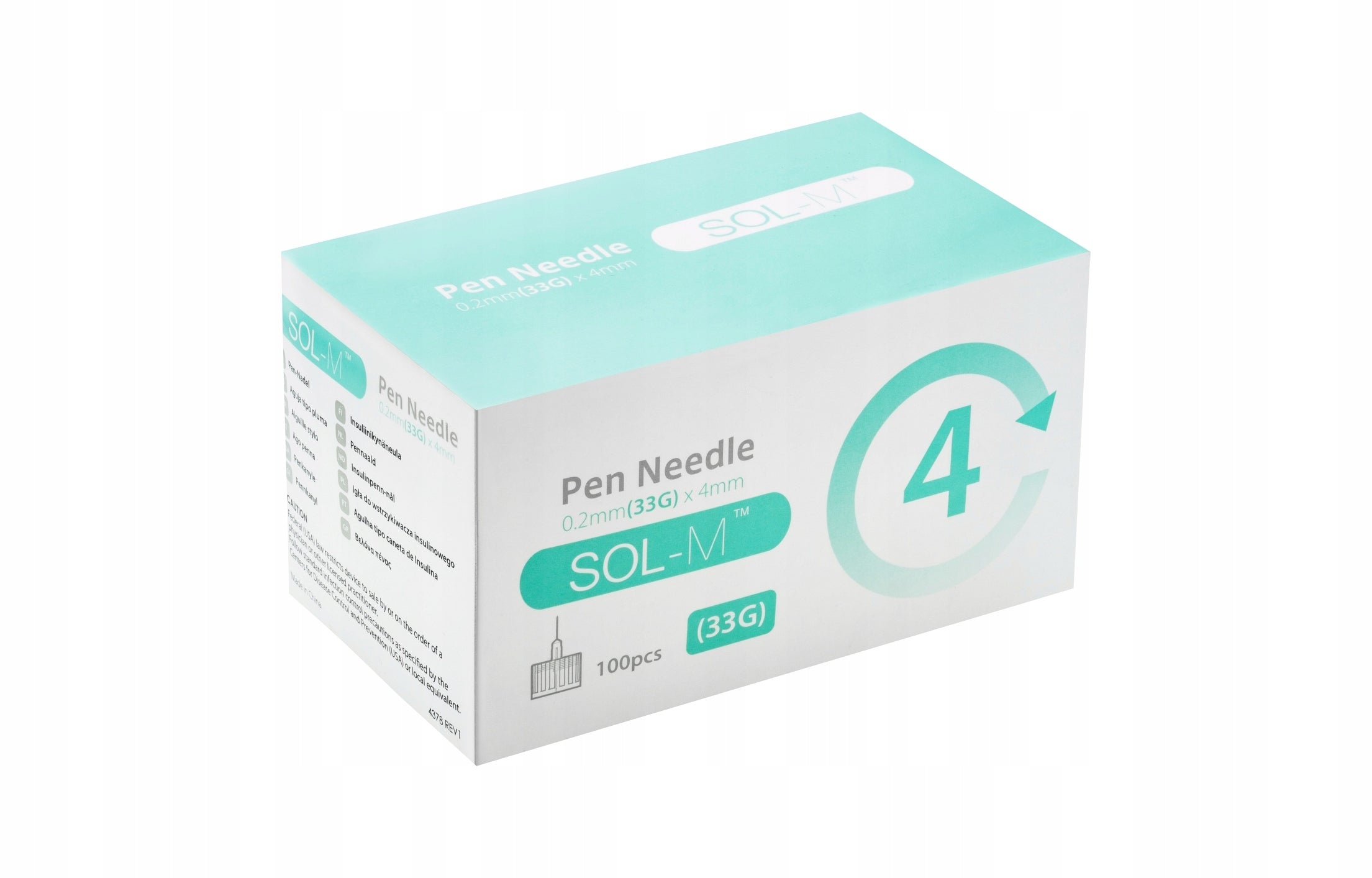 Needles for pen the smallest 0,2 mm x 4 mm; 100 pcs.