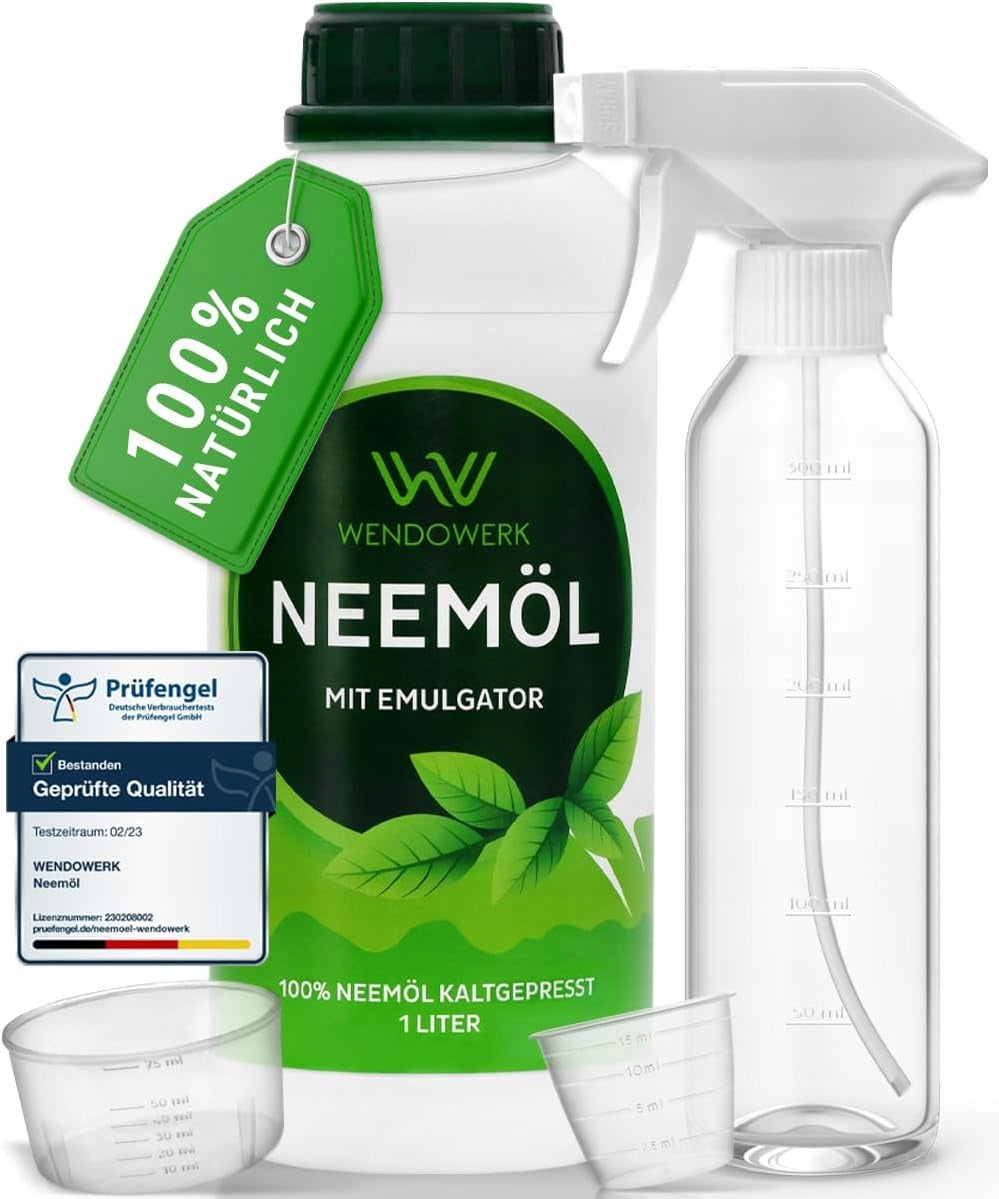 Neem oil for plants Indian honey oil concentrate BIO natural Packaging status original