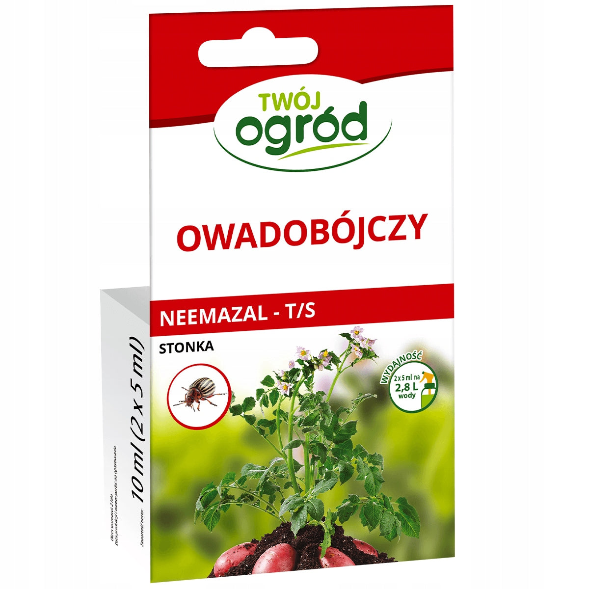 NeemAzal 10ML POTATO STONK SPRAY INSECTICIDE FOR PESTS Manufacturer code preparat na stonkę środek na insekty stonka