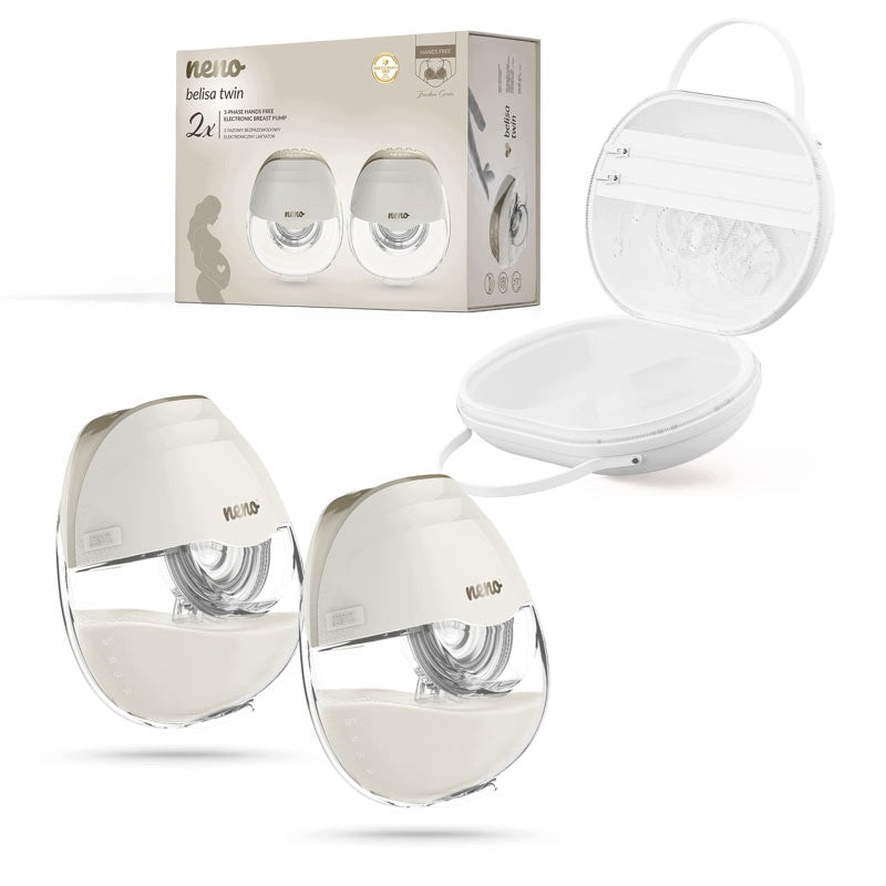 Neno Belisa Twin breast pump double shell wireless HANDS FREE 3-PHASE