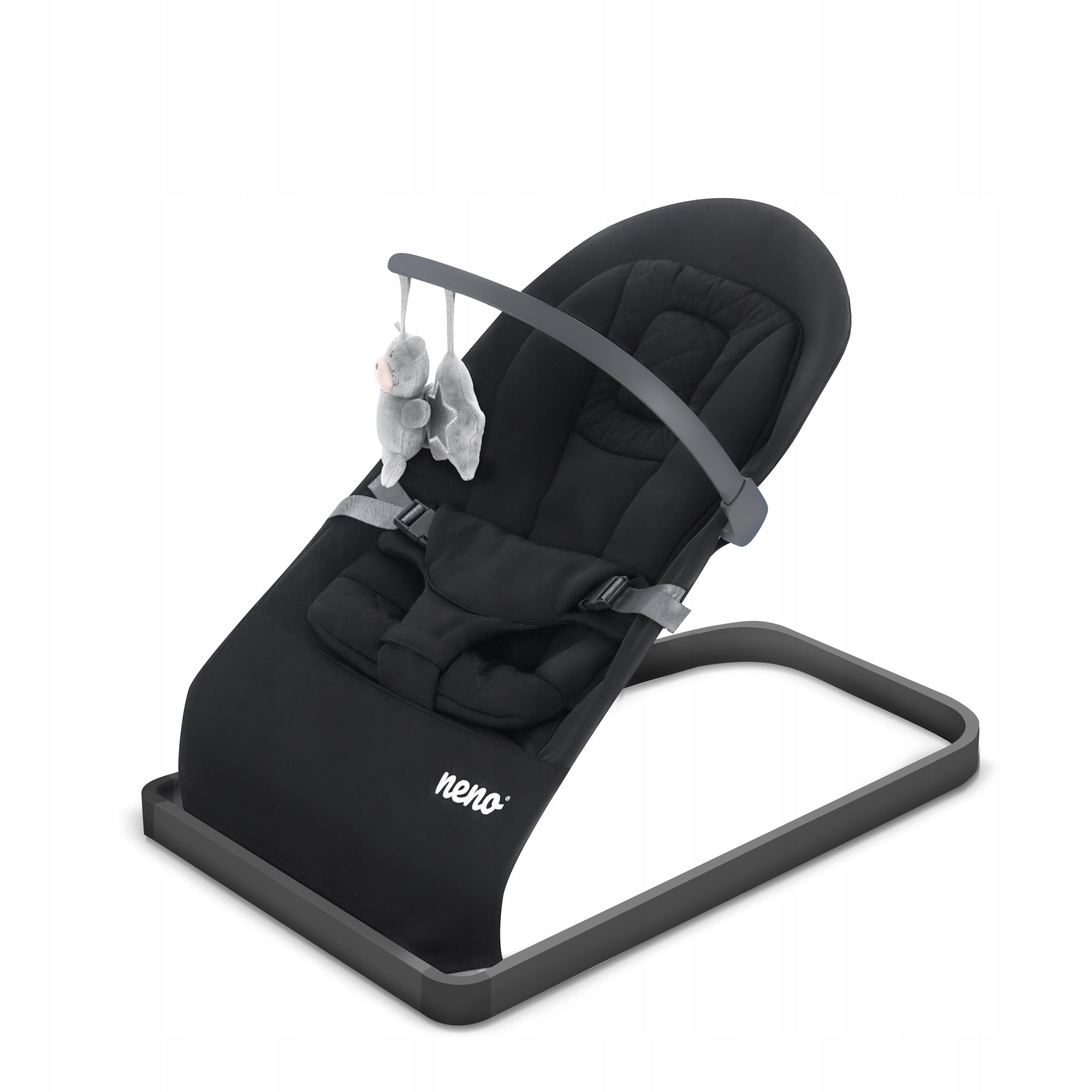 Neno Chiaro baby lounger up to 9 kg Black
