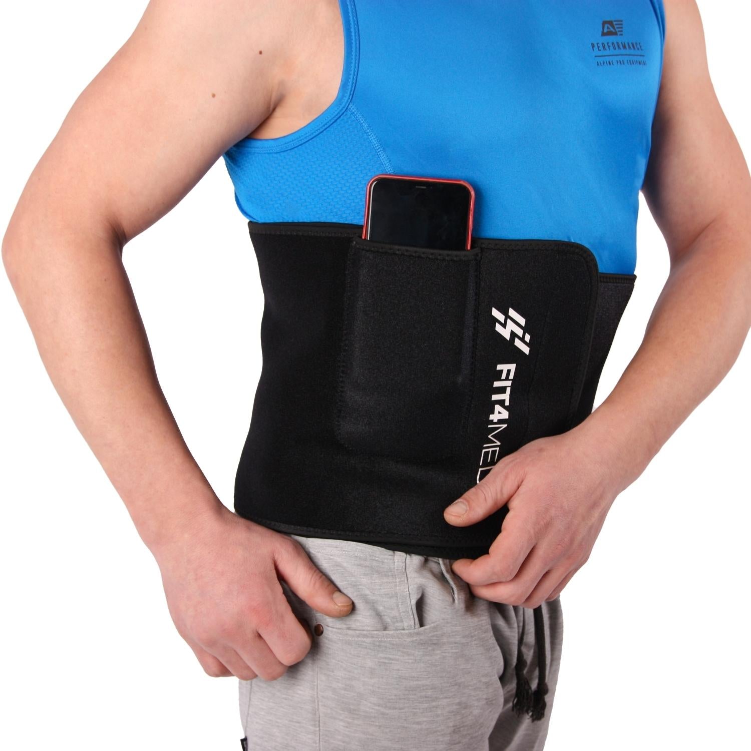 Neoprene Belt Slimming Spine Relief for Fitness Wide 25cm Brand Fit4Med