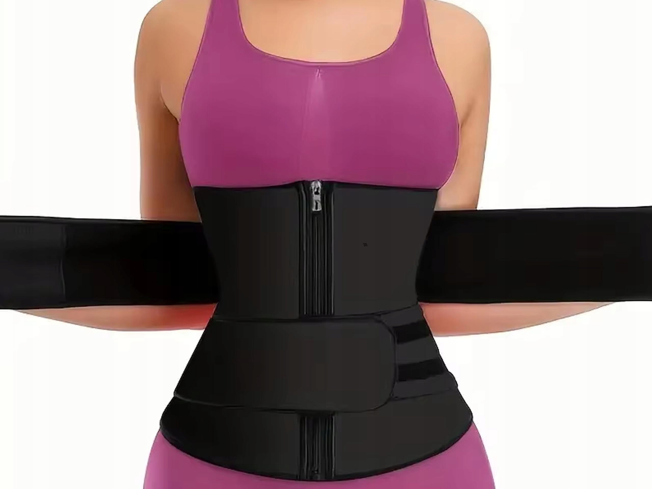Neoprene Slimming Belt for Exercise Slimming Black Size L