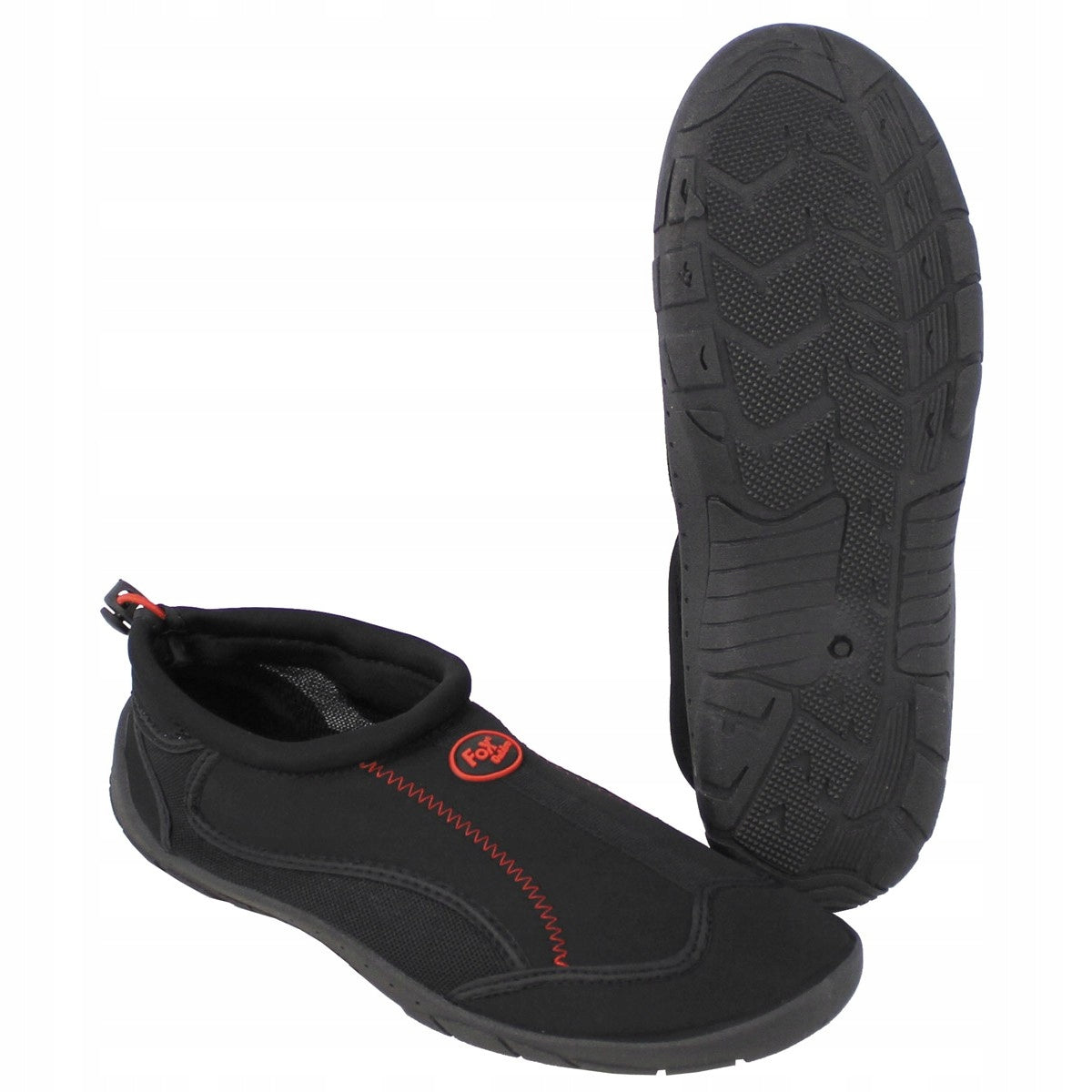 Neoprene Water Shoes for Beach Aqua Shoes - Black (Size 43)