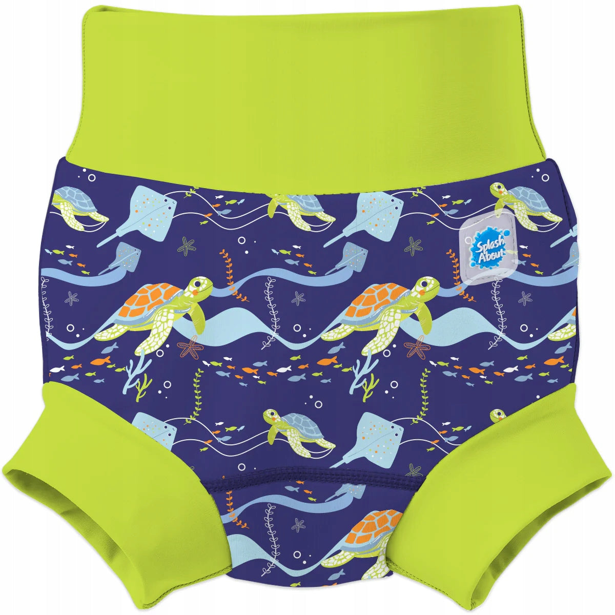 Neoprene diaper Happy Nappy turtle tide L 6-12 months
