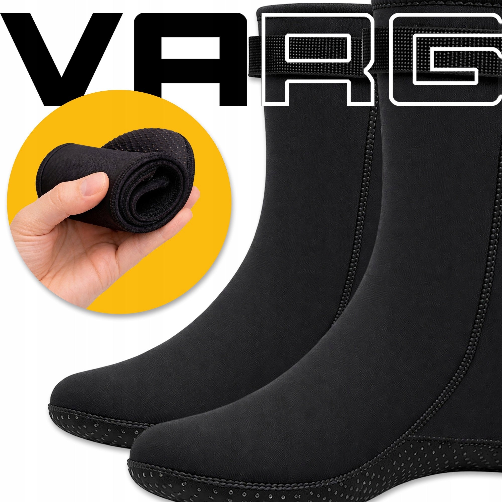 Neoprene socks for water VARG walrus swimming diving Roz L Manufacturer code AKC-432-L