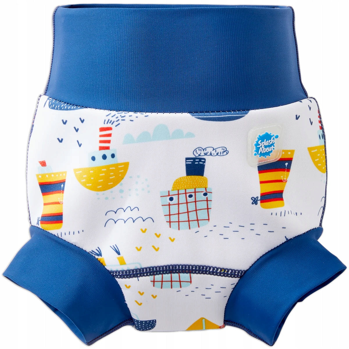 Neoprene swimming diaper Tug Boats LARGE 6-12 months.