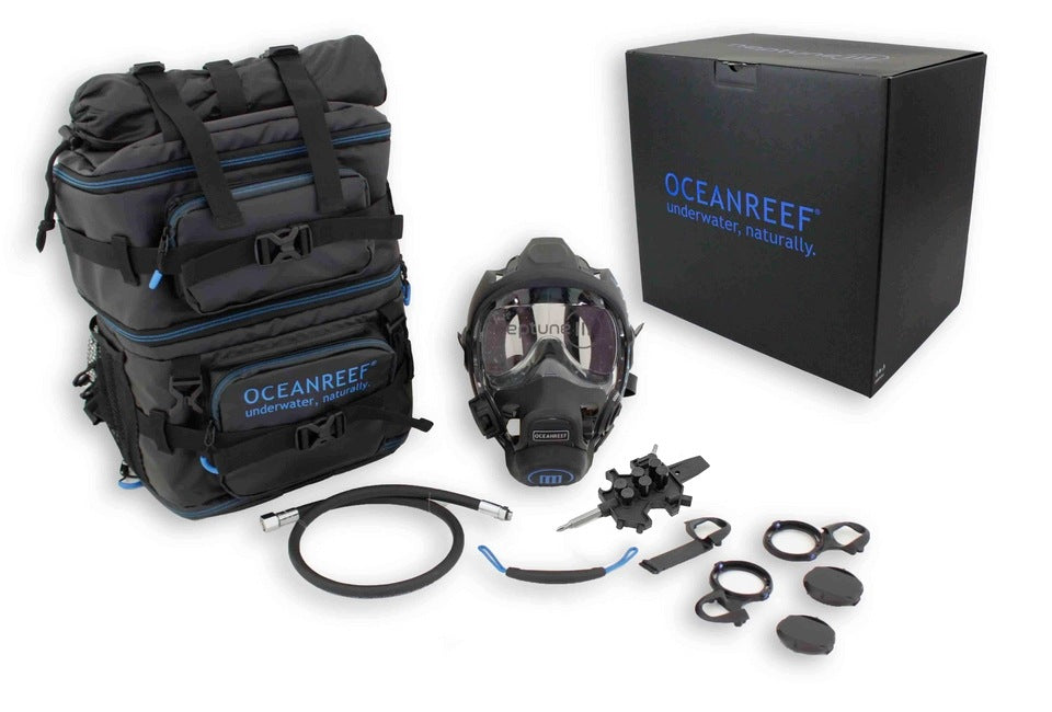 Neptune III Full Face Mask, Size M/L, Black Packaging status original