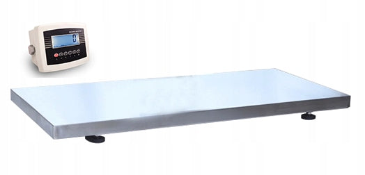 Nerezová balíková váha do 300 kg/100 g 110x51 cm