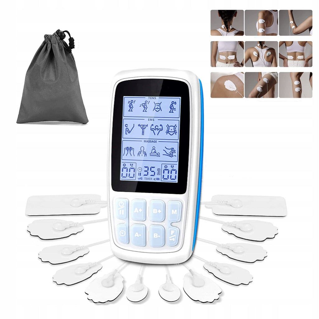 Nerve Muscle Electrostimulator TENS EMS MASSAGE Two Channel 68