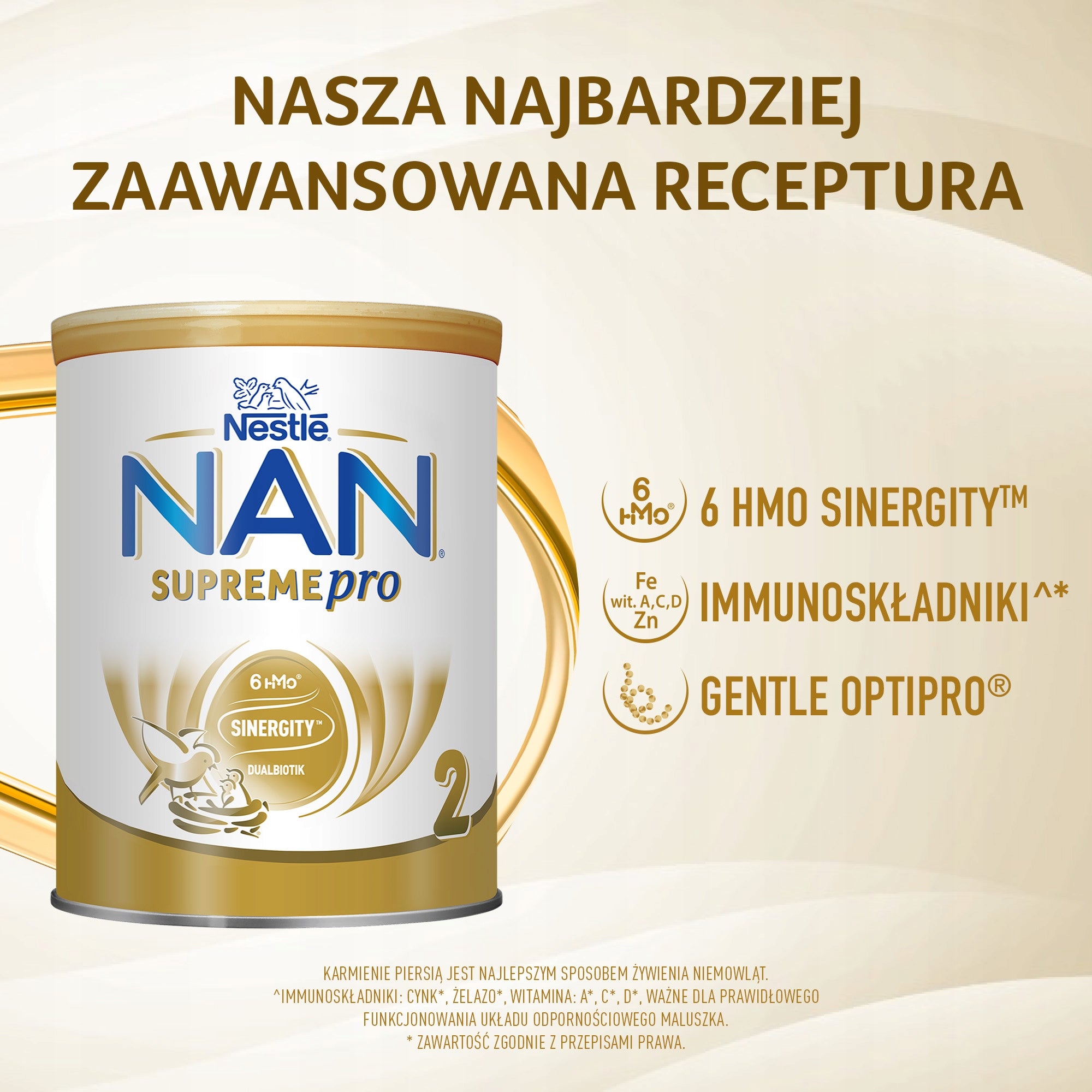 Nestle Modified Milk NAN SUPREMEPRO 2 800g Brand Nestlé