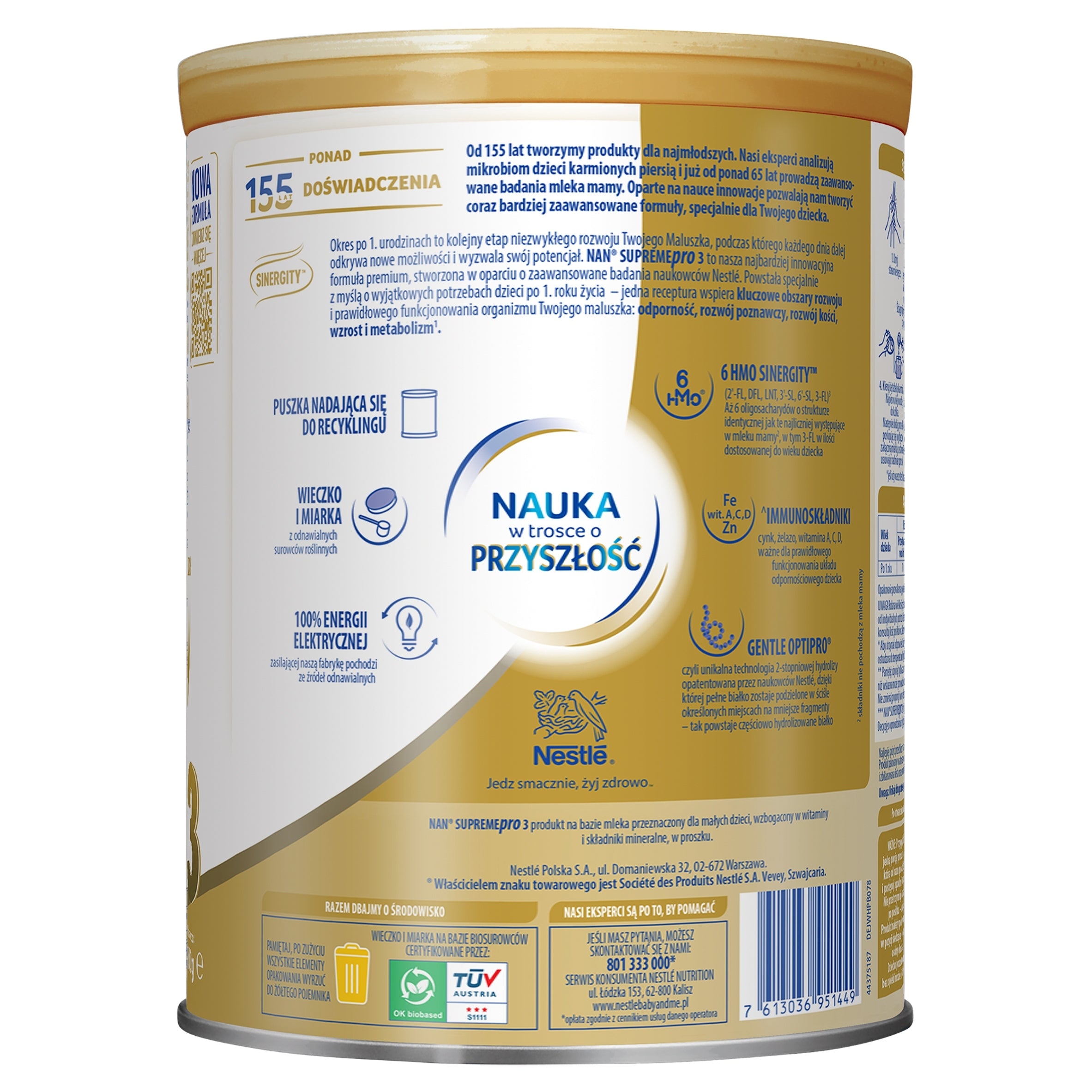 Nestle NAN SUPREMEPRO 3 Set 2x800 g Brand Nestlé