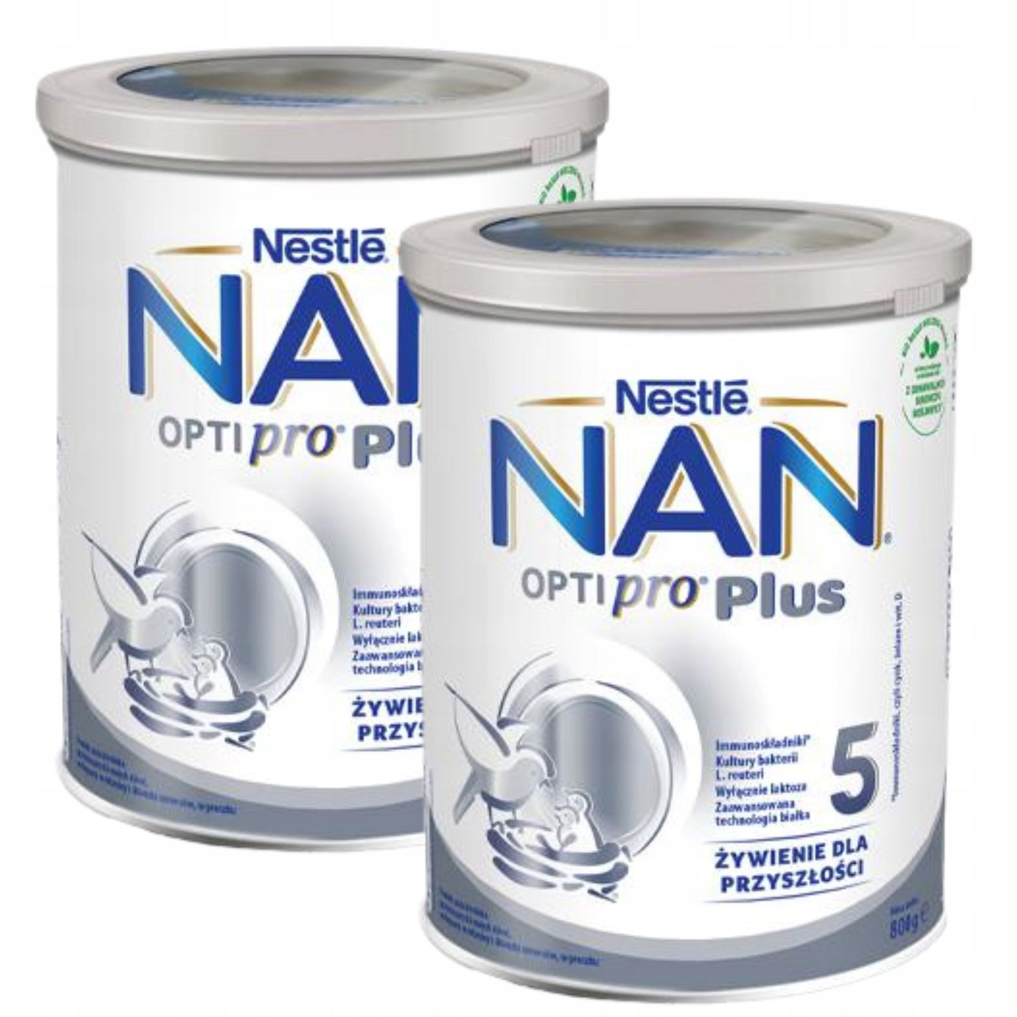 Nestle Nan Optipro Plus 5 Powdered Milk Set of 2x800 g