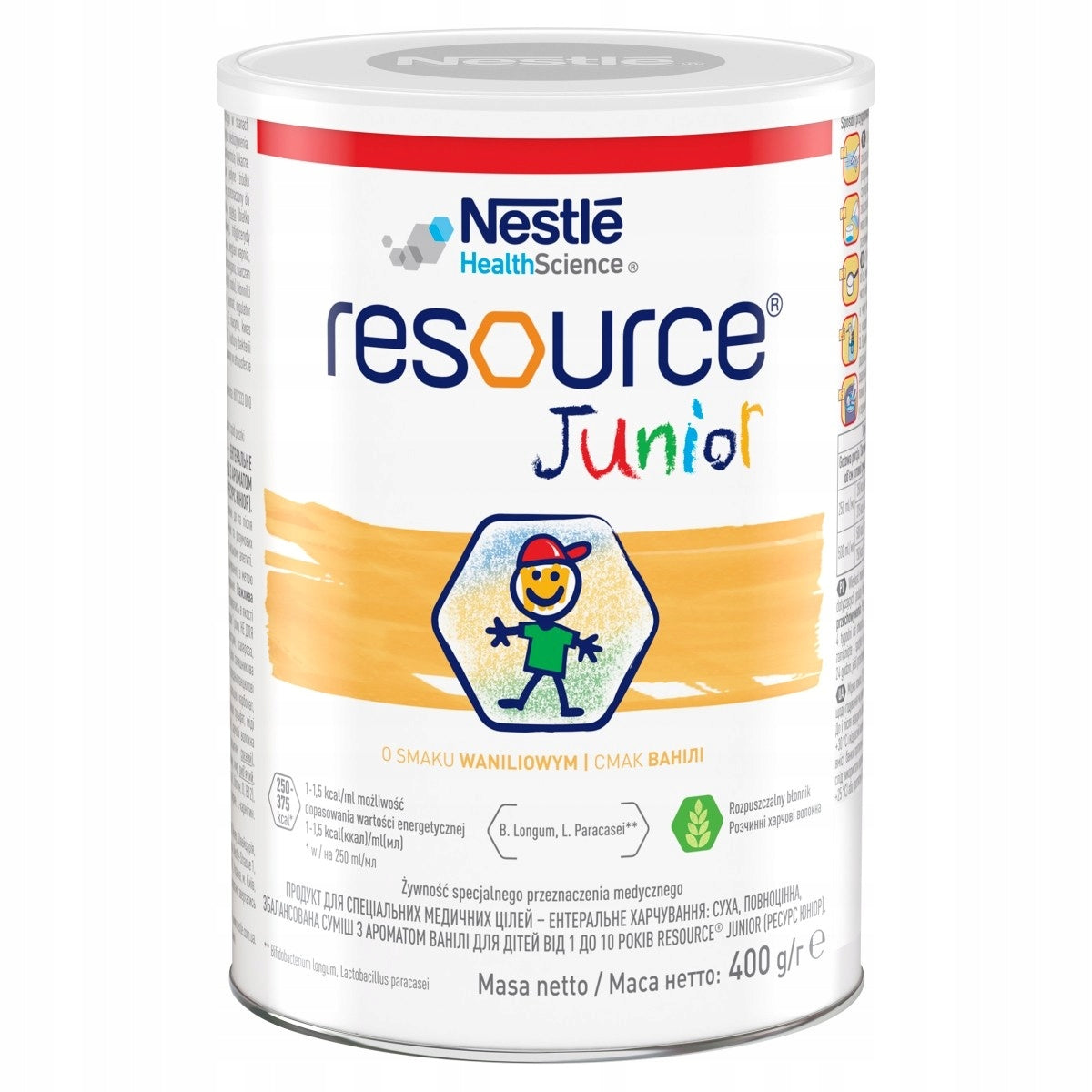 Nestlé Resource Junior Vanilla Flavoured Nourishing Powder 400 g