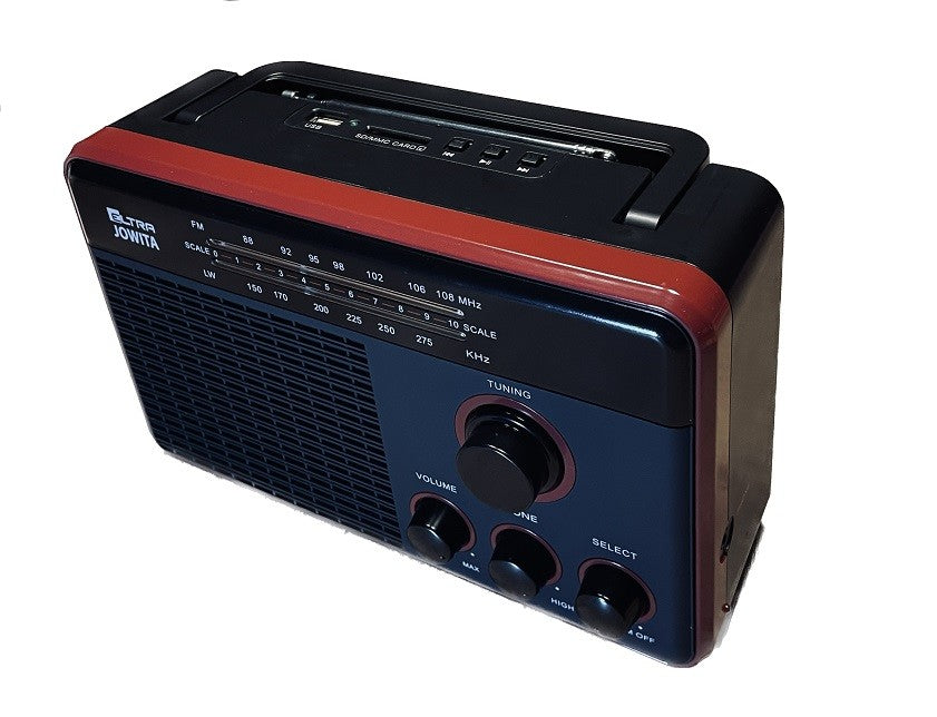Network and battery radio Eltra Jowita 820U FM, LW black headphone input Brand Eltra
