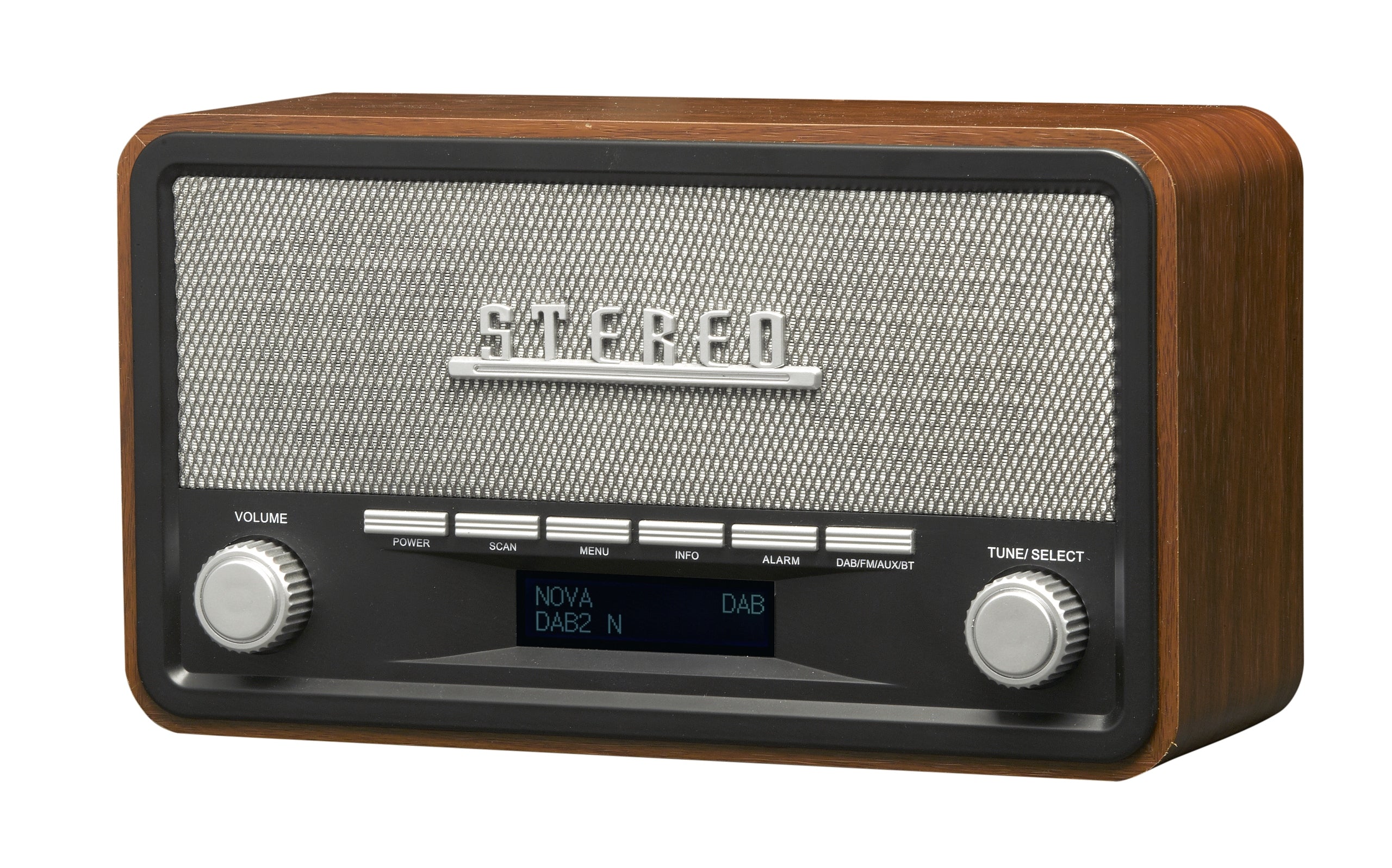 Network-battery radio Denver DAB-18 – retro DAB+/FM radio with Bluetooth Manufacturer code DAB-18