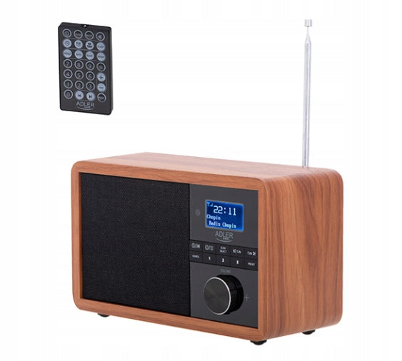 Network radio Adler AD1184 DAB/DAB+ FM LCD MP3 USB Bluetooth Brand ADLER