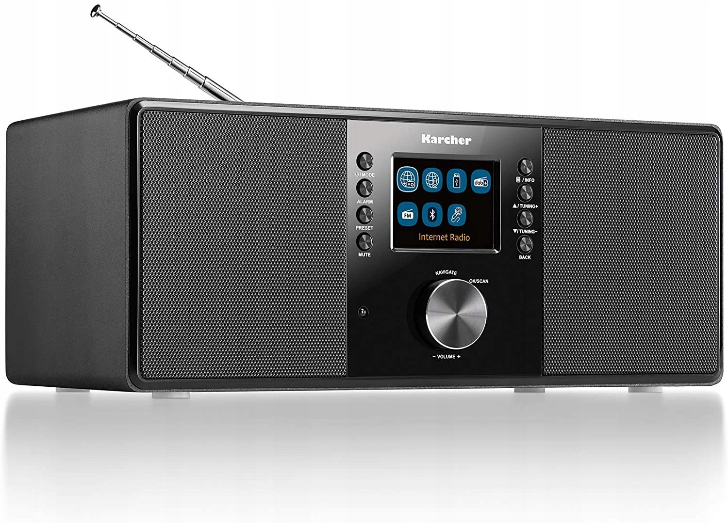 Network radio DAB+, FM, Internet Kärcher 7000i