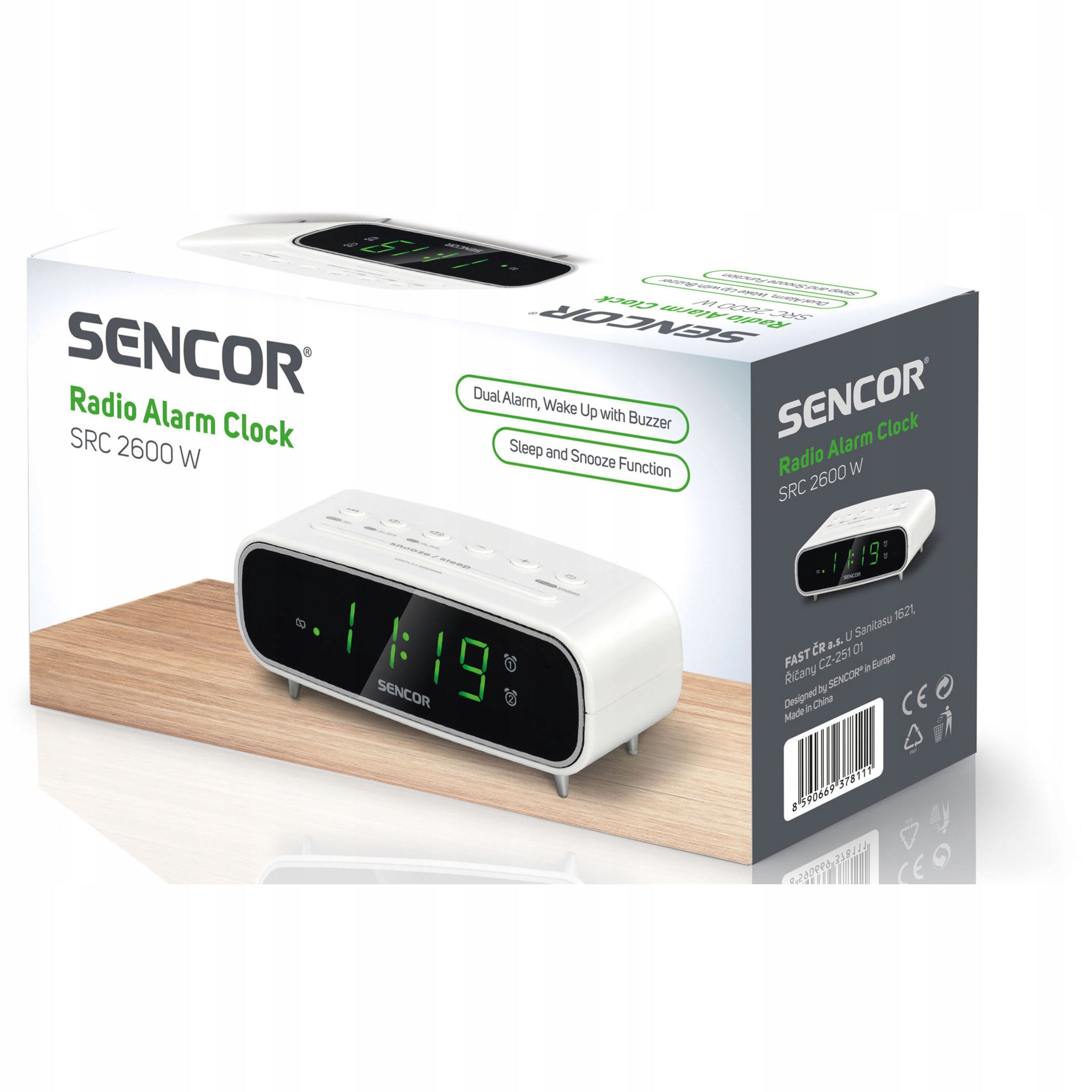 Network radio FM Sencor SRC 2600 W Manufacturer code SRC 2600 W