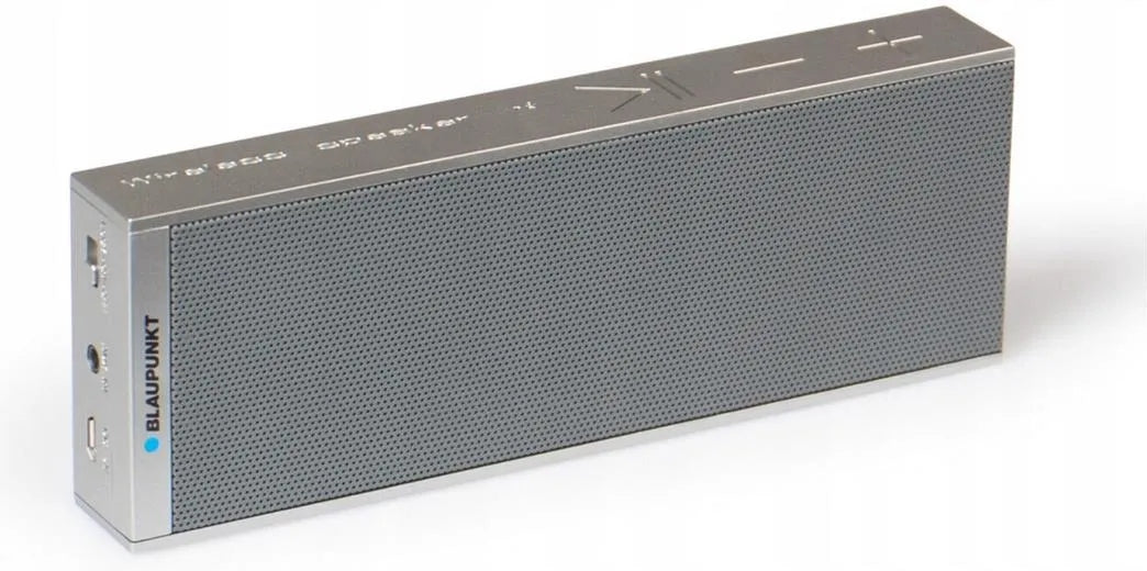 New Aluminum Portable BLUETOOTH Speaker BT 20 BLAUPUNKT SILVER 20WATT Packaging status original