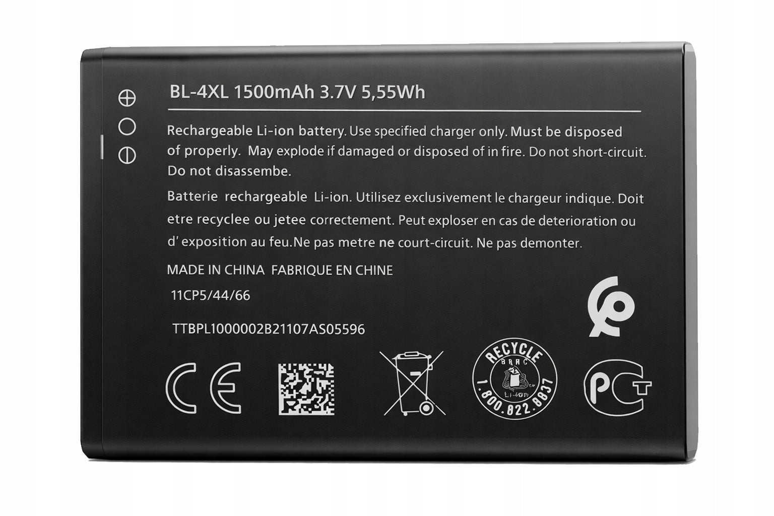 New Battery BL-4XL for Nokia 8000 4G TA-1303, TA-1311