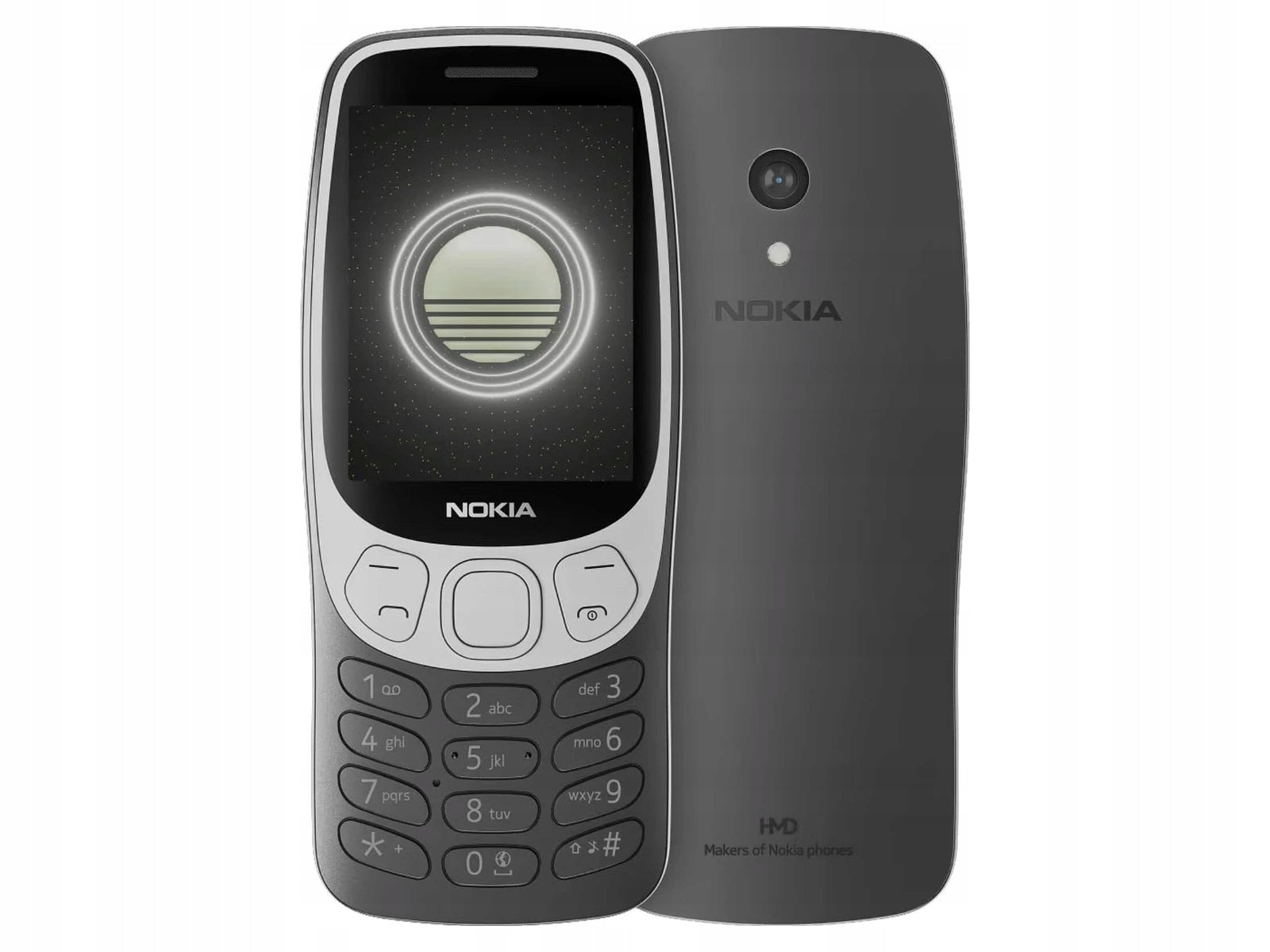 New Nokia 3210 by HMD 4G Grunge Black USB-C Dual SIM Snake ENG MENU