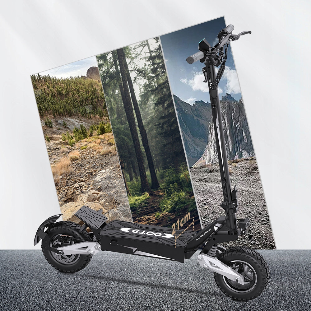 New Off-Road Electric Scooter 900W 48V 13.5Ah 45HP 11" tires OOTD T10 Weight 27.2 kg