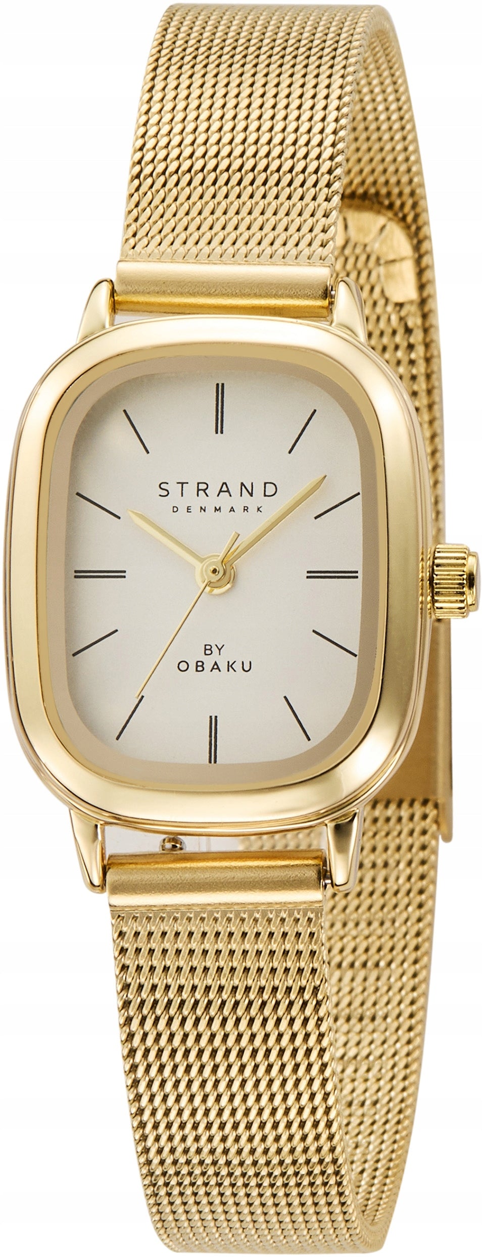 New Original Strand by Obaku women's watch S755LXGIMG gold, mesh