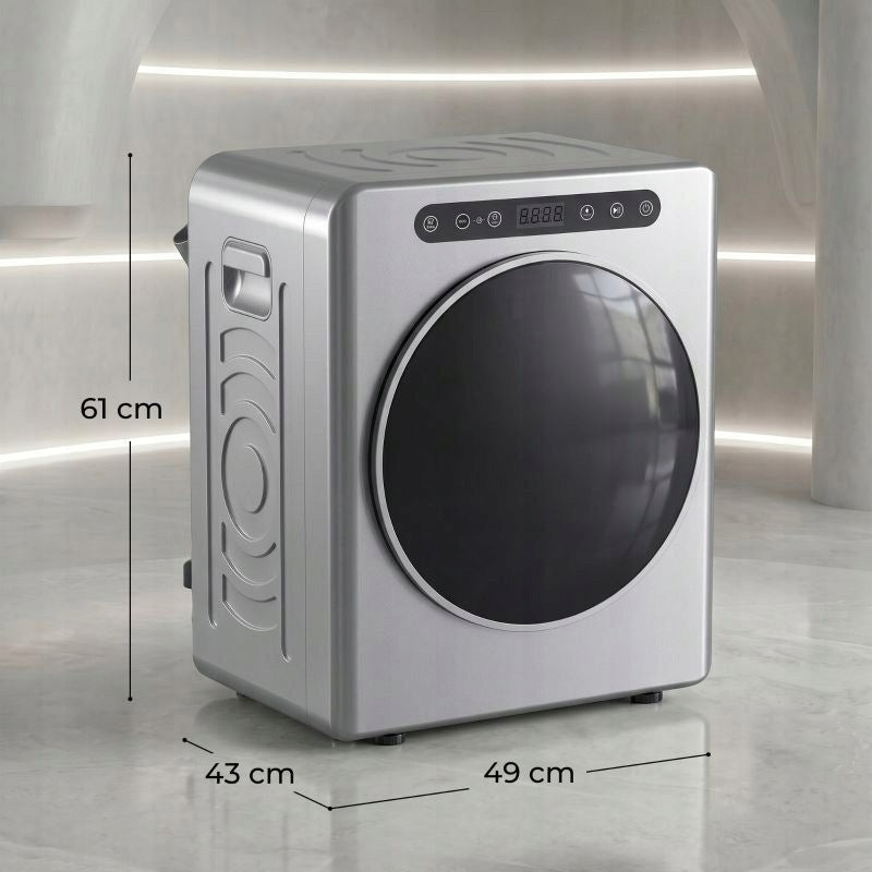 New Style Exhaust Dryer 5kg 1000W Silver Steel Brand no brand