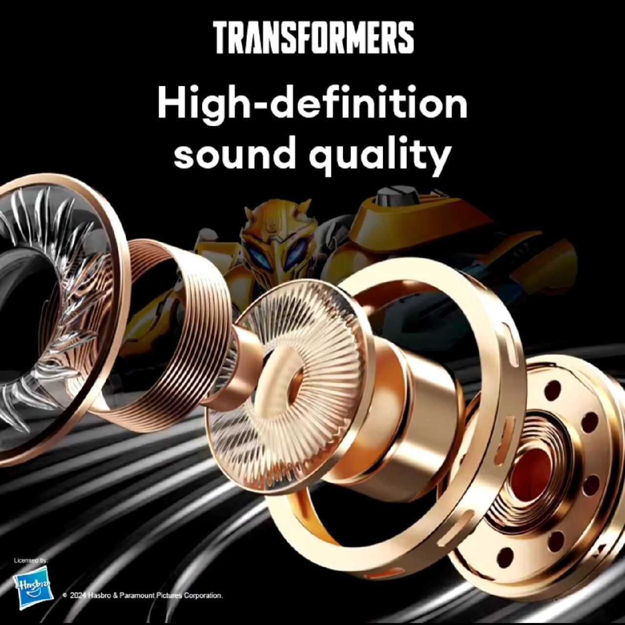 New Transformers TF-T51 BumbleBee 24h BT 5.4 In-Ear Gaming Headphones Manufacturer code 4620436774