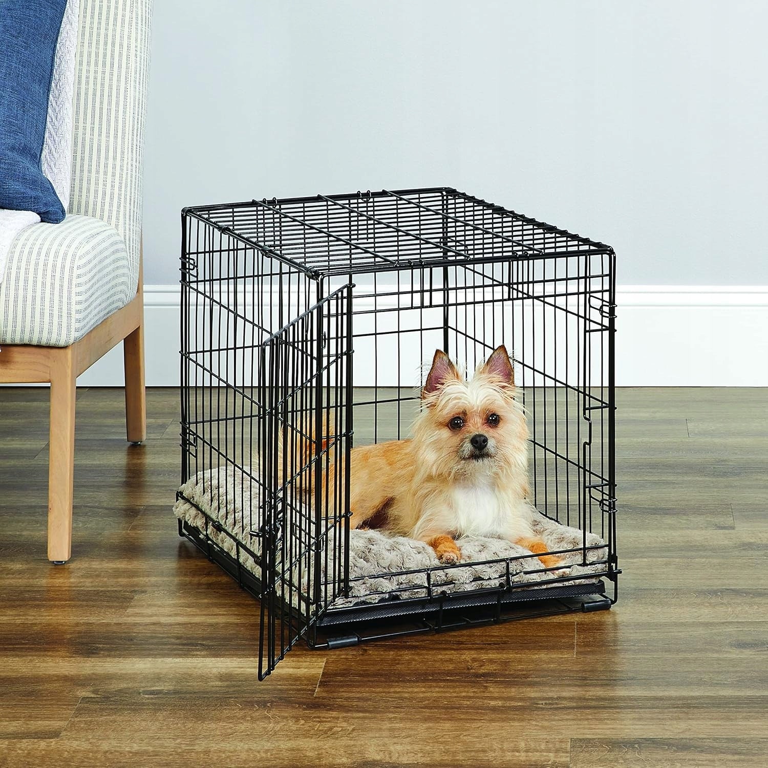 New World Folding Metal Dog Cage Single Door 63x46x49 Brand no brand