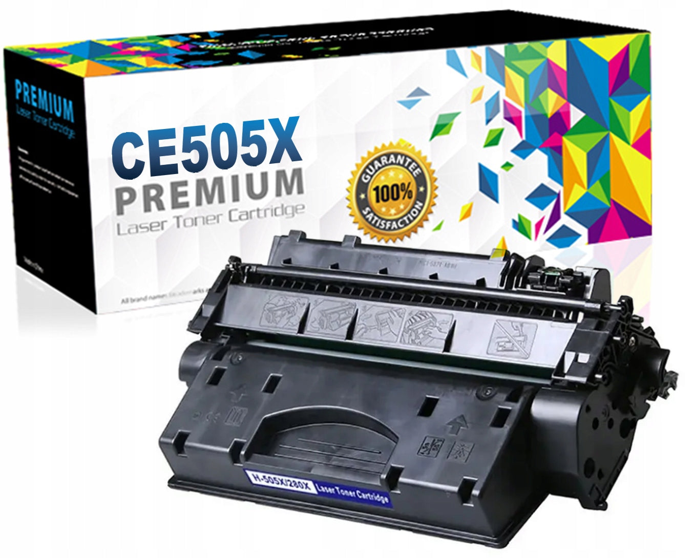 New XL Toner Cartridge for HP LaserJet P2050 P2055 P2055d P2055dn CE505X 05X