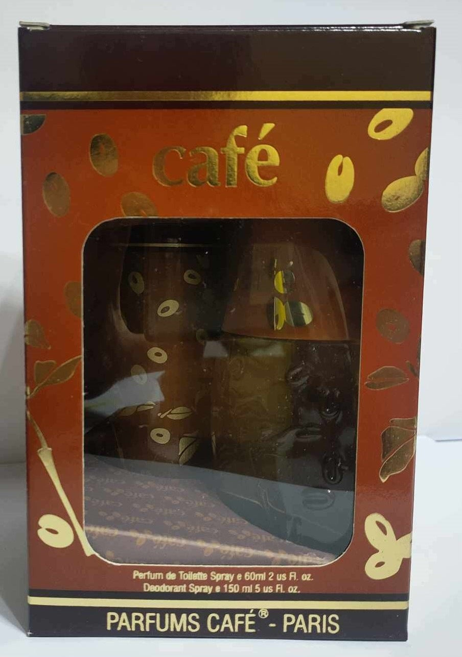 New set of Cafe Parfums 60ml Parfum de Toilette and 150 ml Café-Café