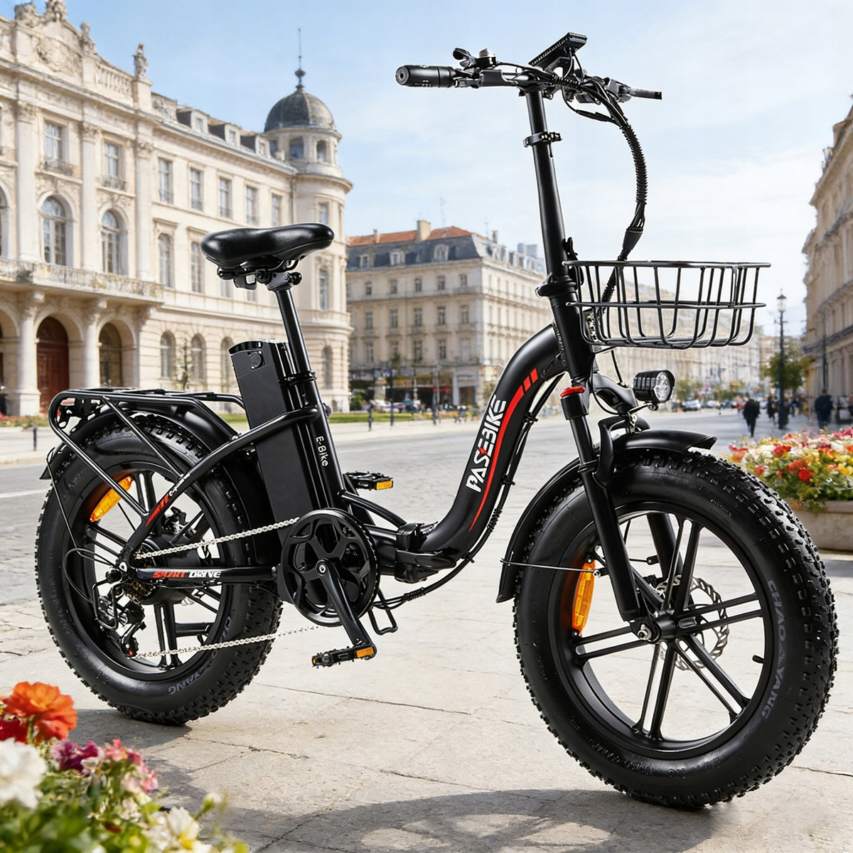 New urban version PASEBIKE P20 PRO folding 1000W 48V 23Ah 50KM/H 120HP Foldability partially assembled, calibrated