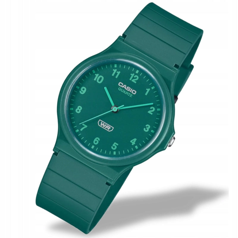 New youth green watch on strap Casio MQ-24B + Box Brand CASIO
