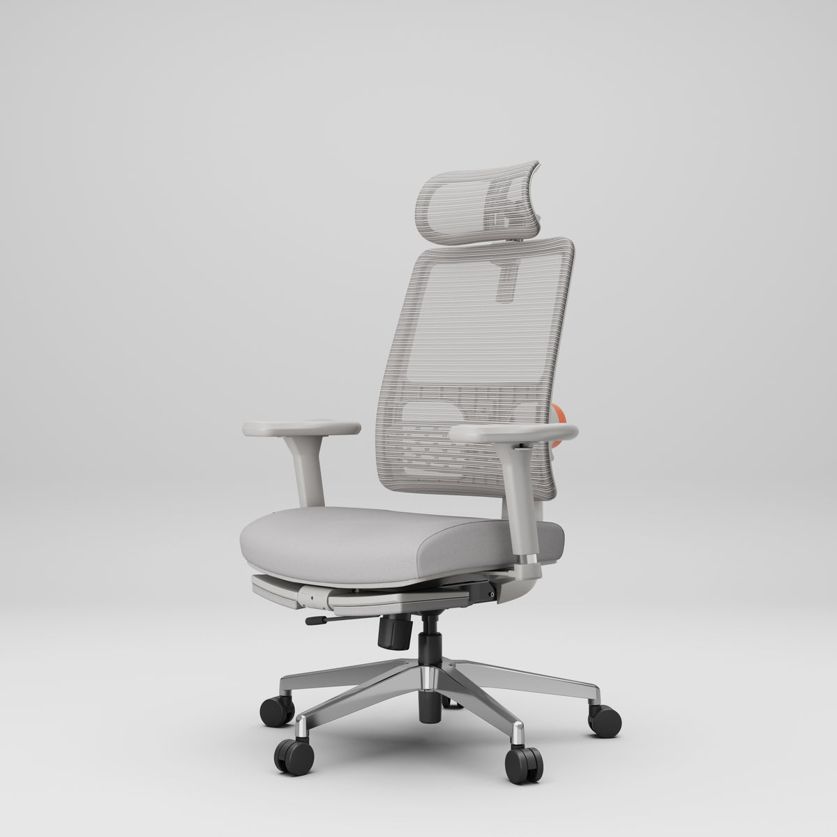 Newtral MagicH-BPro Ergonomic Chair with Footrest- Adaptive Lumbar gray