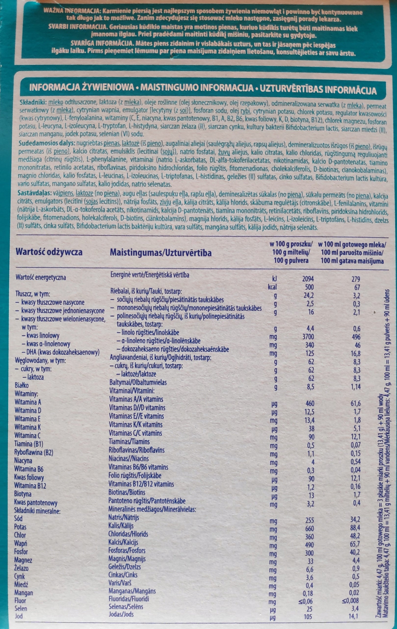 Next Milk Nestle NAN Optipro 2 650 g Brand NAN