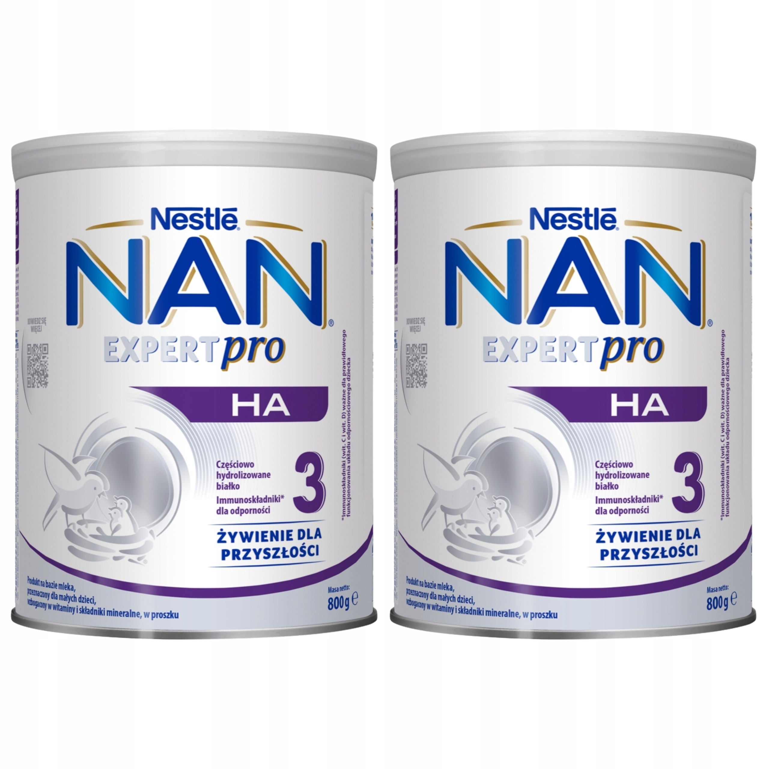 Next milk NAN EXPERTPRO HA 3 powder over 10 months 2x 800 g